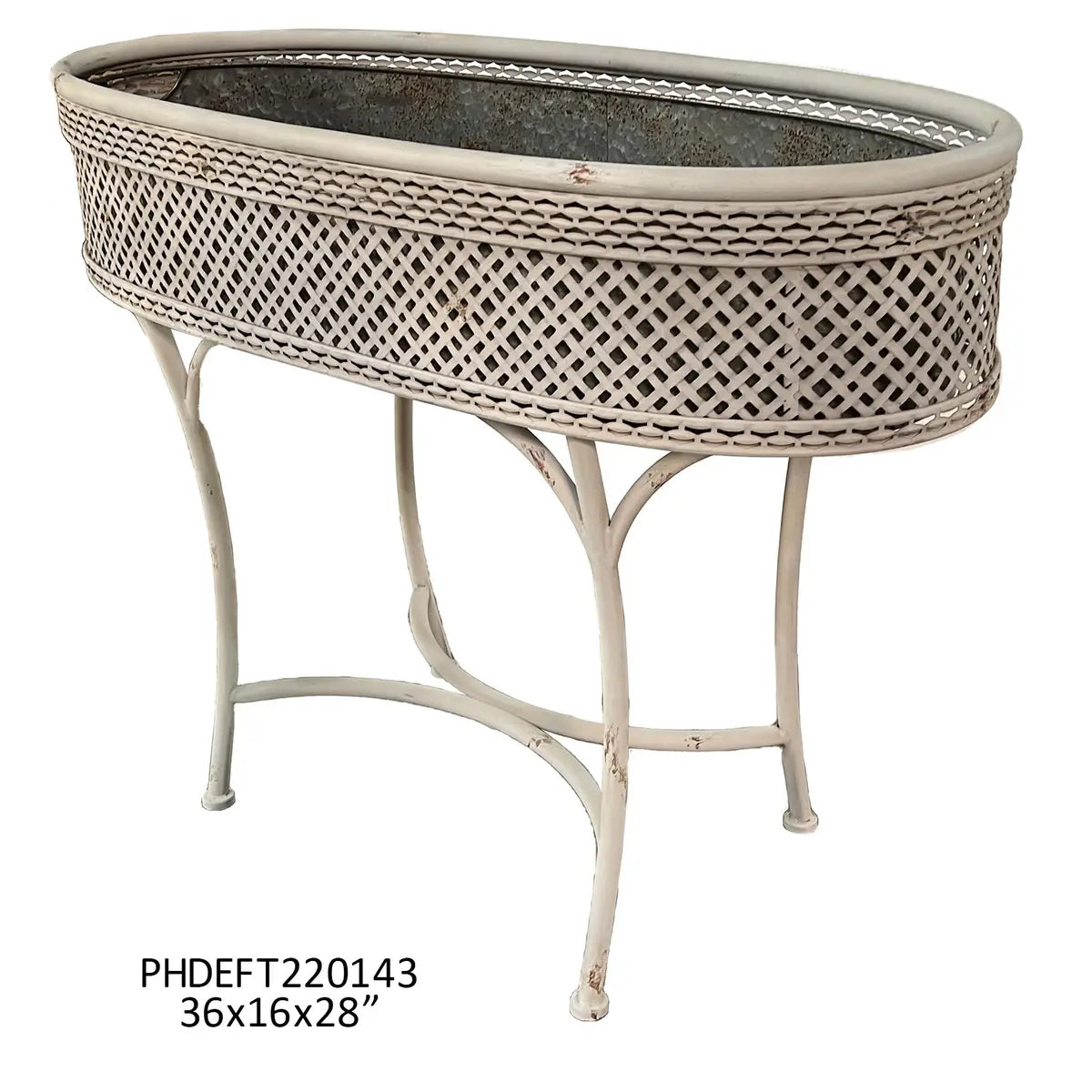 Premium Highlands Planter with Drainage Liner - Large Indoor/Outdoor Flower Pot for Plants, Herbs & Succulents - Perfect for Patio, Garden & Home Decor