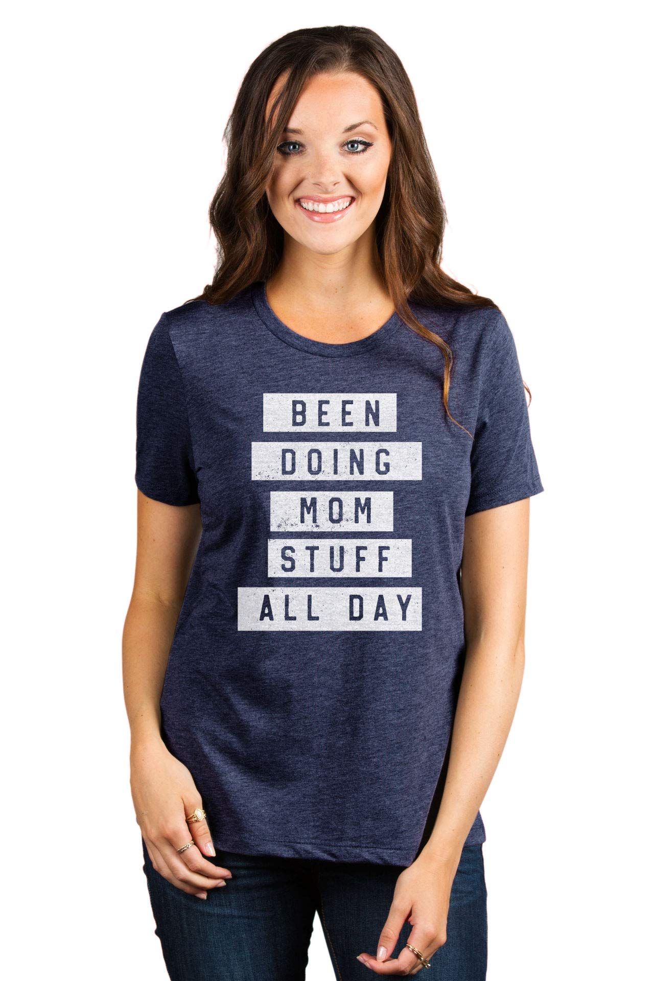Comfortable Women's Relaxed Fit T-Shirt - Perfect for Everyday Wear & Mom Life | Casual Cotton Tee for Running Errands, School Drop-offs & Relaxing at Home