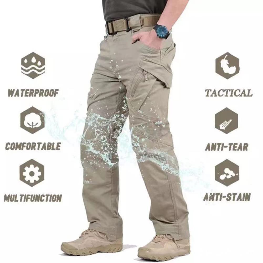 Men's Ripstop Tactical Cargo Pants - Multi-Pocket Outdoor Combat Pants for Hiking, Camping & Tactical Operations | Durable & Lightweight Tactical Trousers for Military, Airsoft & Outdoor Adventures