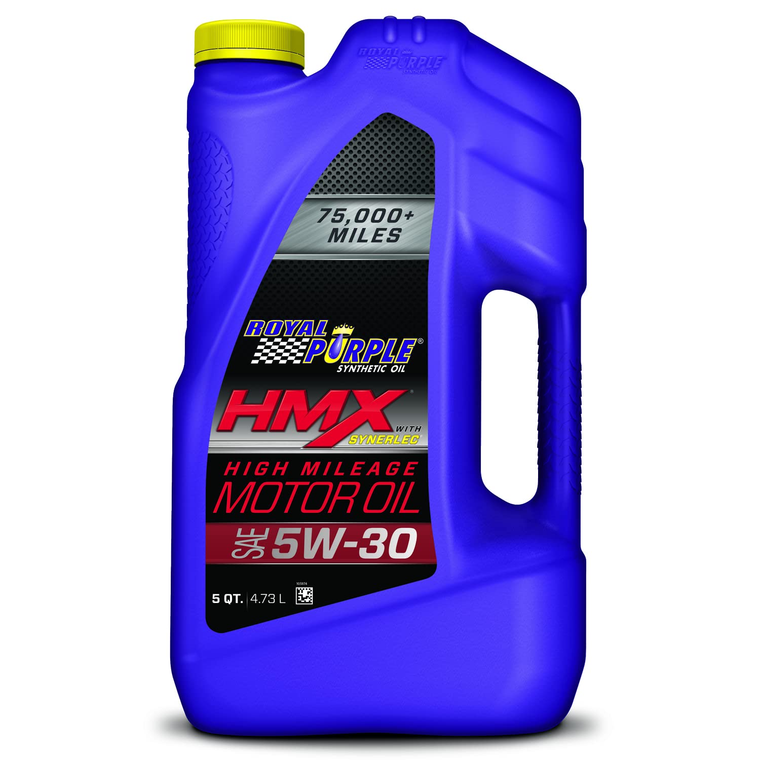 Royal Purple HMX® 5W-30 Synthetic High Mileage Motor Oil - 6 Quarts with 20-400 Extended Life Premium Oil Filter | Engine Protection for Older Vehicles, Trucks & SUVs