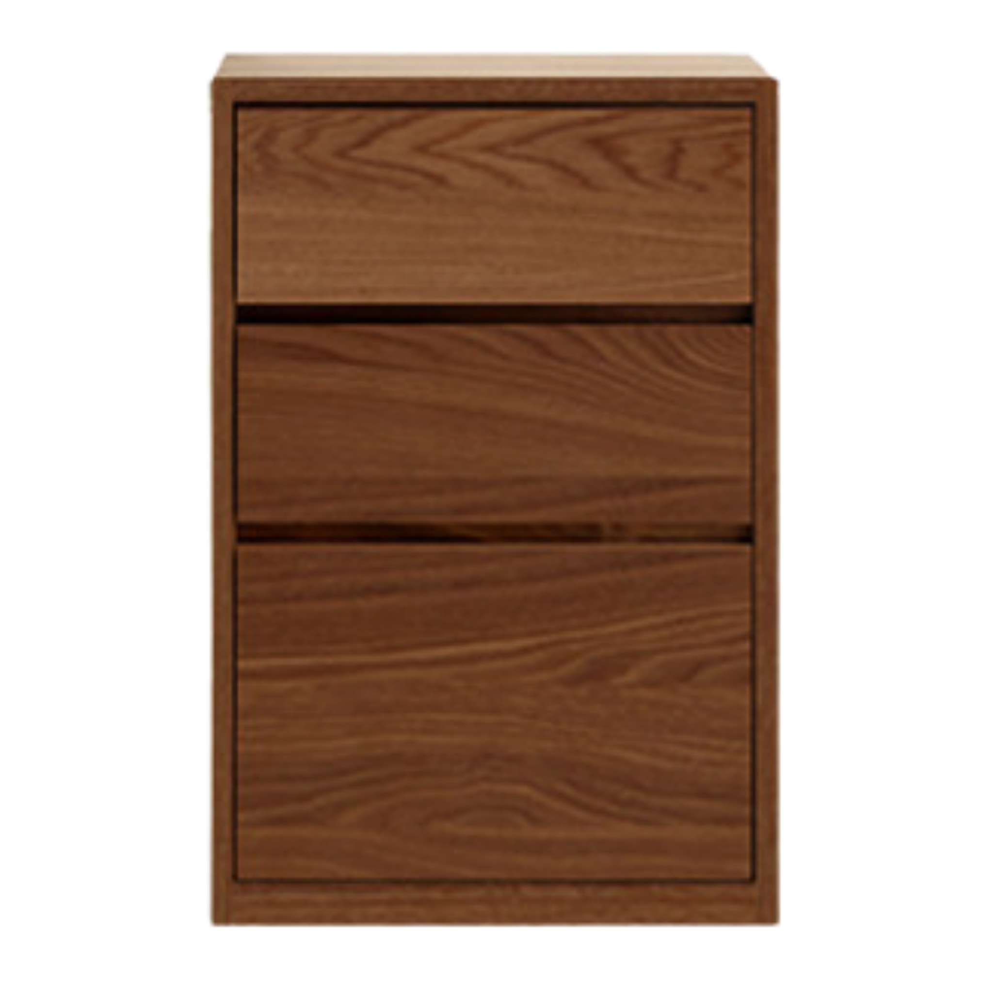 19.6x13.7x29.5 inch / 50x35x75cm / walnut color /  Ash D style flip door cabinet E style drawer cabinet