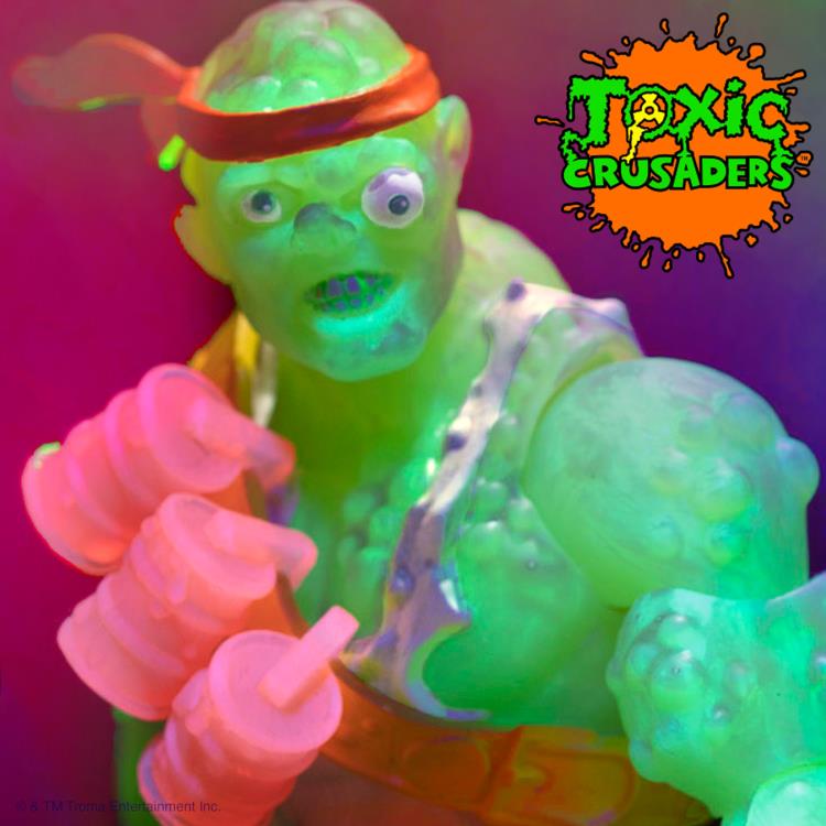 Toxic Crusaders ULTIMATES! Toxie (Radioactive Red Rage) Action Figure - Collectible Toy for Fans, Horror Movie Merchandise & 90s Nostalgia - Perfect for Display, Gifts, and Pop Culture Collections
