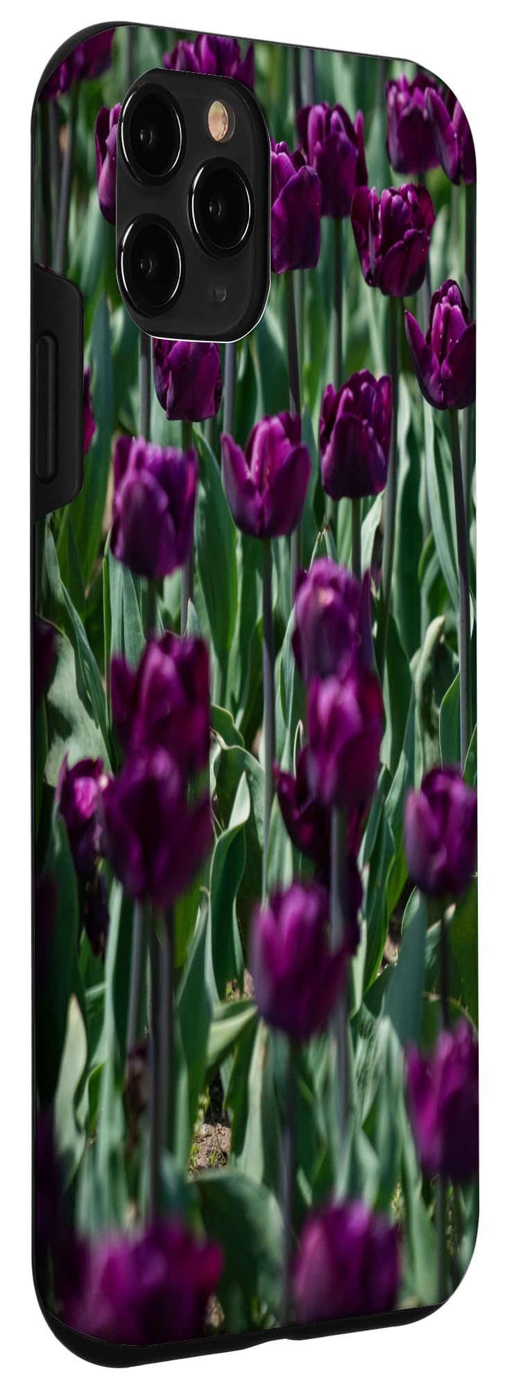 Premium iPhone 11 Pro Case - Purple Tulip Design | Shockproof & Slim Protective Cover | Perfect for Everyday Use, Travel & Outdoor Activities