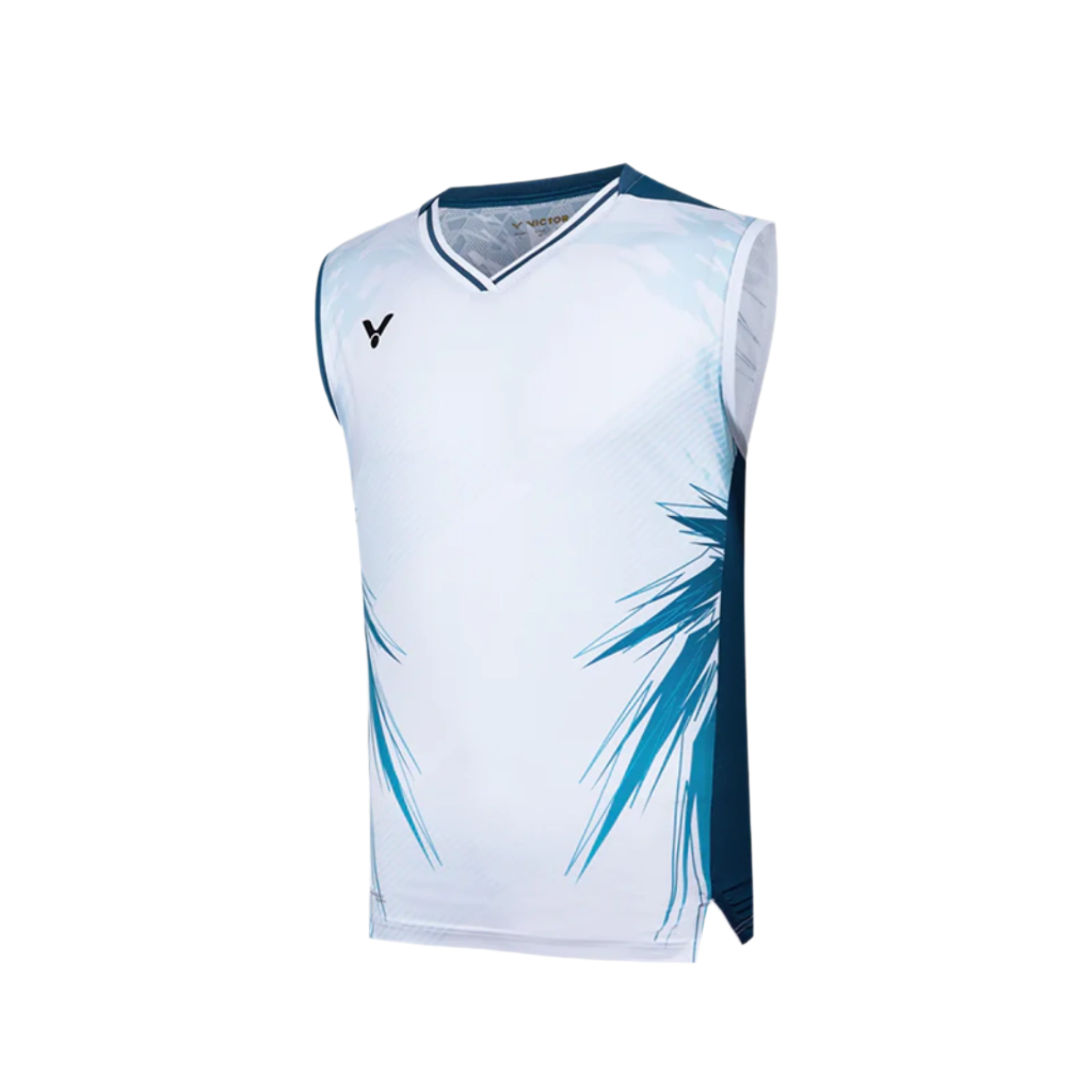 Victor T-50008 Lee Zii Jia Sleeveless Unisex Badminton Shirt - Lightweight Performance Jersey for Men & Women - Perfect for Tournaments, Training & Casual Wear