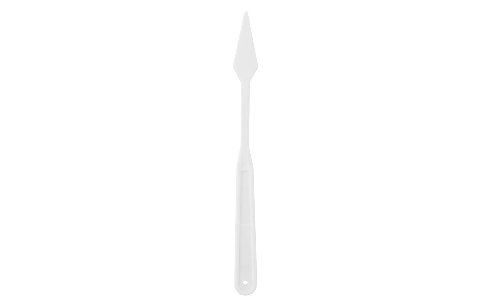 Professional Art Plastic Painting Knife Set - White Palette Knife for Oil & Acrylic Painting - Perfect for Canvas Art, Texture Creation & Cake Decorating