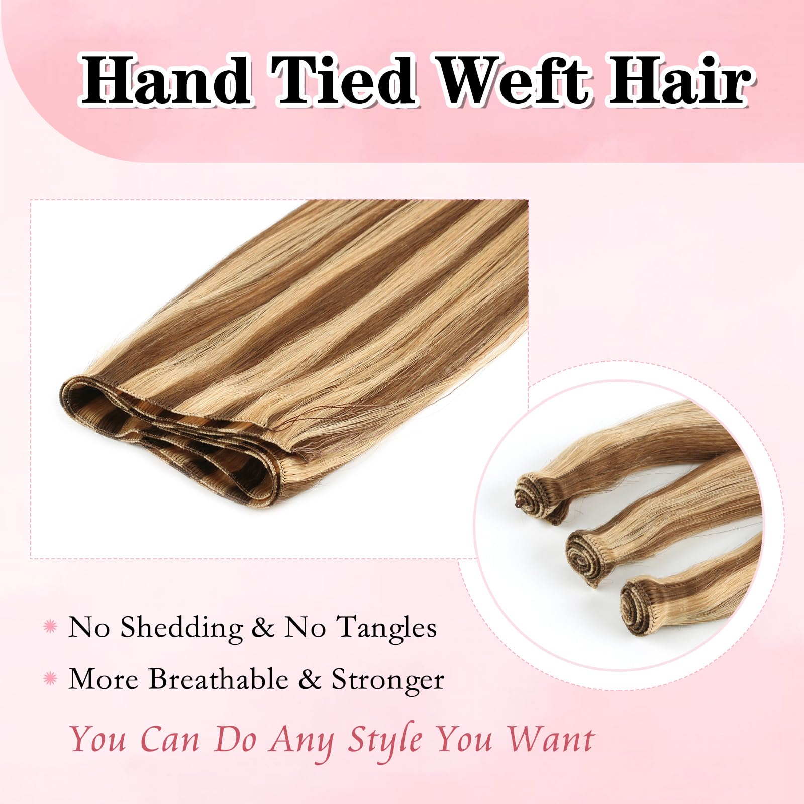 ABH AMAZINGBEAUTY Sew-In Human Hair Extensions - 20