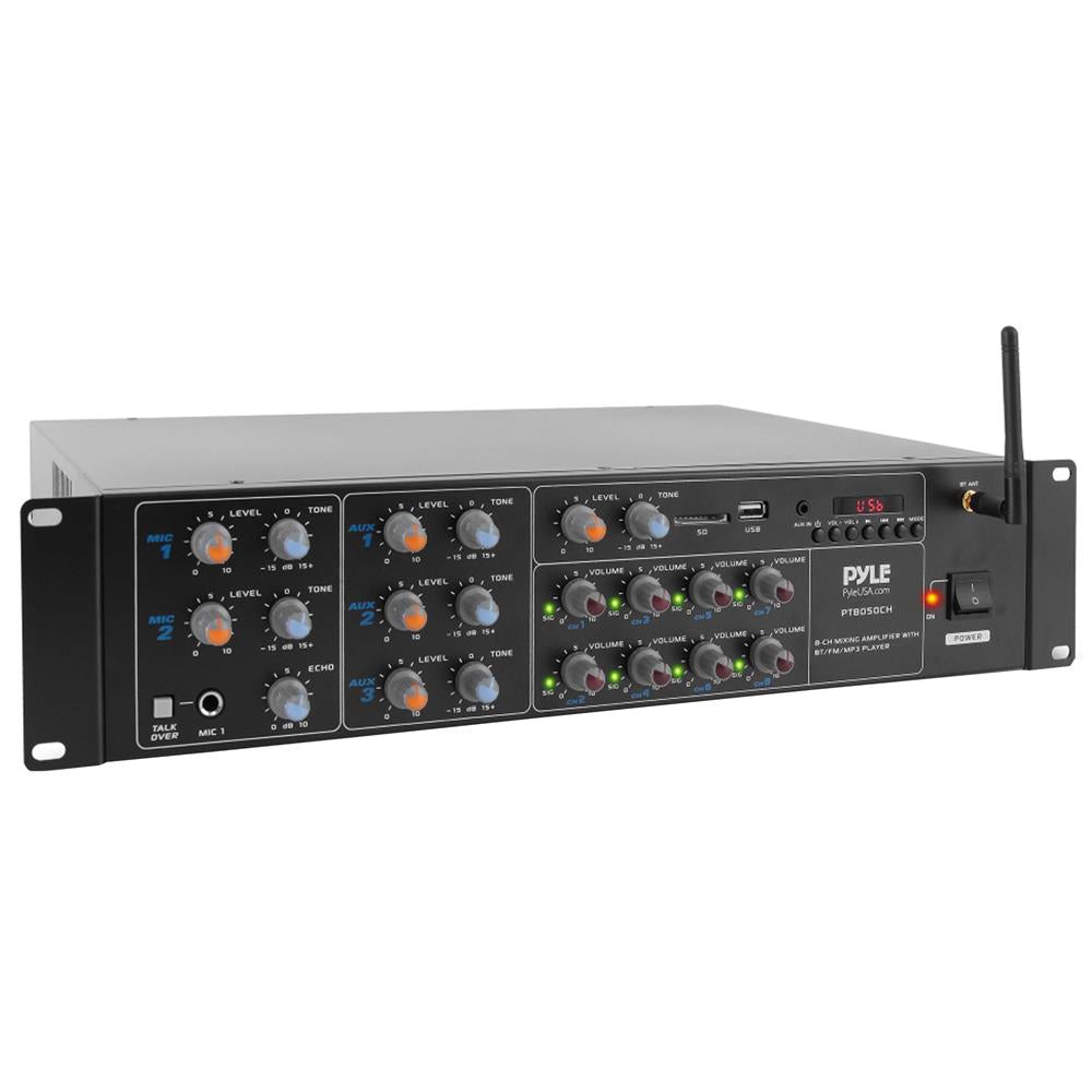 8 Channel Professional Audio Karaoke Mixer Amplifier - Perfect for Home Parties, Live Performances & Studio Recording