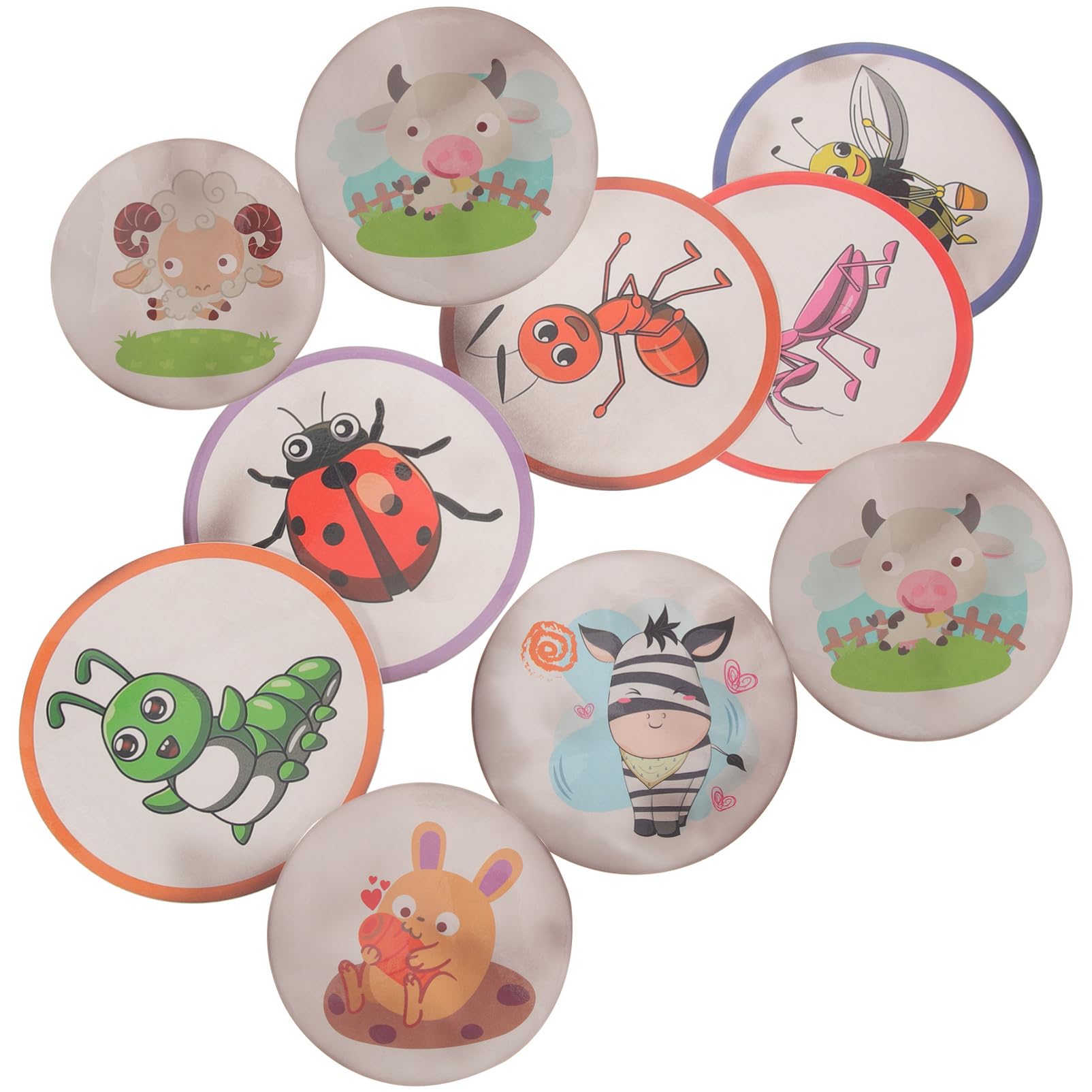 BIUDECO Potty Training Stickers for Boys & Girls - 10 Sheets Cartoon Toilet Seat Stickers with Heat Sensitive Color Changing Feature | Fun Bathroom Training Aid for Toddlers & Kids