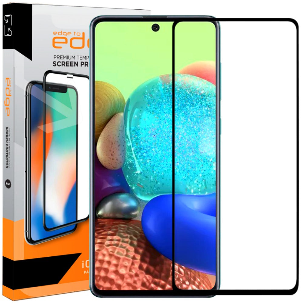 Samsung Galaxy A72 4G/5G Screen Protector - Ultra Clear Full Coverage Tempered Glass for Scratch & Impact Protection - Perfect for Daily Use, Gaming, and Outdoor Activities
