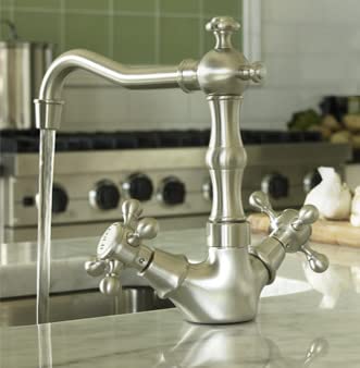 Premium Stainless Steel Bar Faucet - Commercial Grade Pull-Down Sprayer Kitchen Sink Faucet with High Arc Spout - Perfect for Home Bars, Restaurants & Coffee Shops