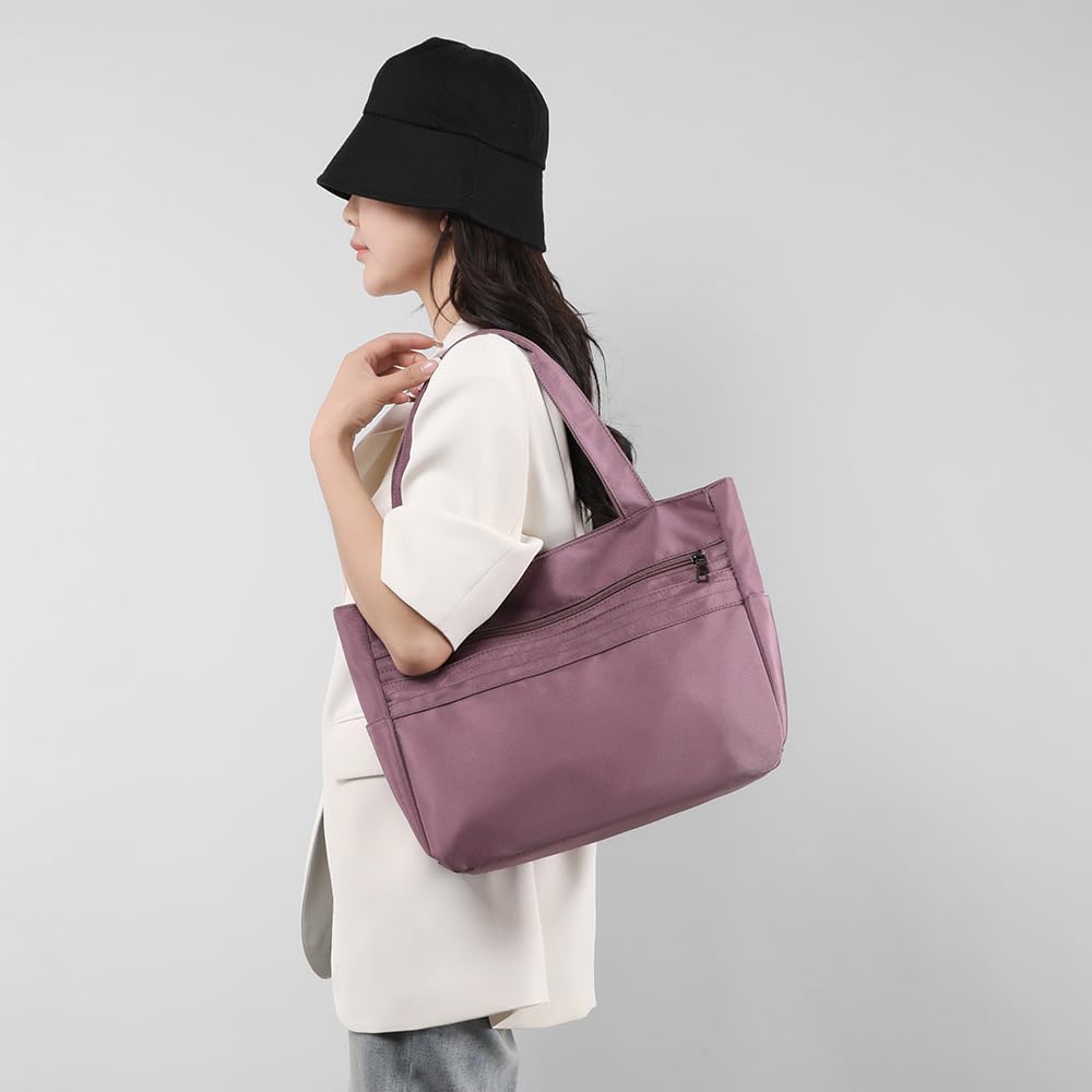 Stylish Women's Tote Bag with Multiple Pockets - Durable Shoulder Satchel Purse for Work, Shopping & Daily Use | Perfect Office Handbag, Commuter Bag & Travel Accessory