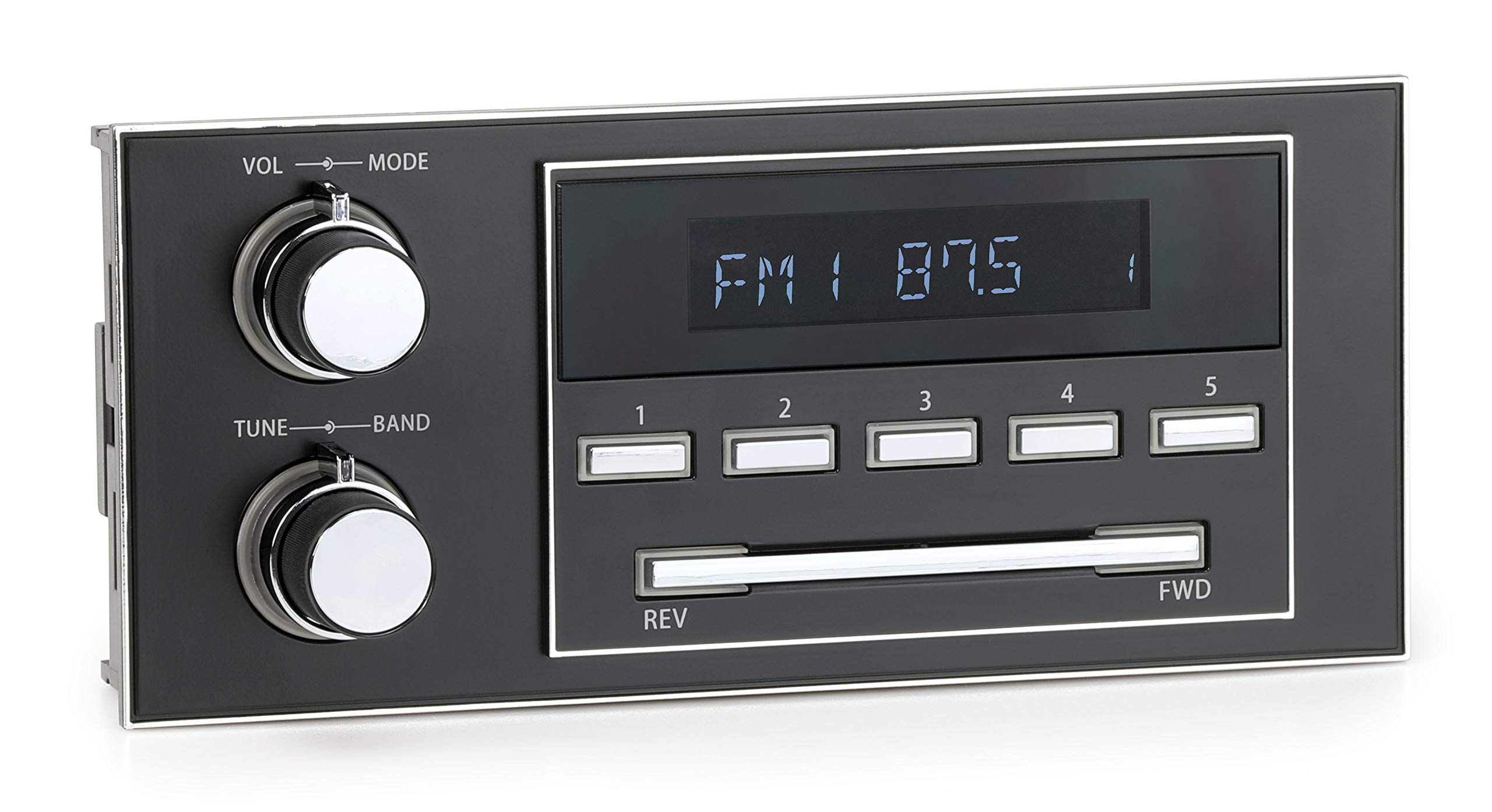 RetroSound New York 1.5 DIN Car Stereo Radio - AM/FM/AUX Input - Direct Fit for 1993-2003 Pontiac Vehicles - Perfect for Classic Car Upgrades & Road Trips