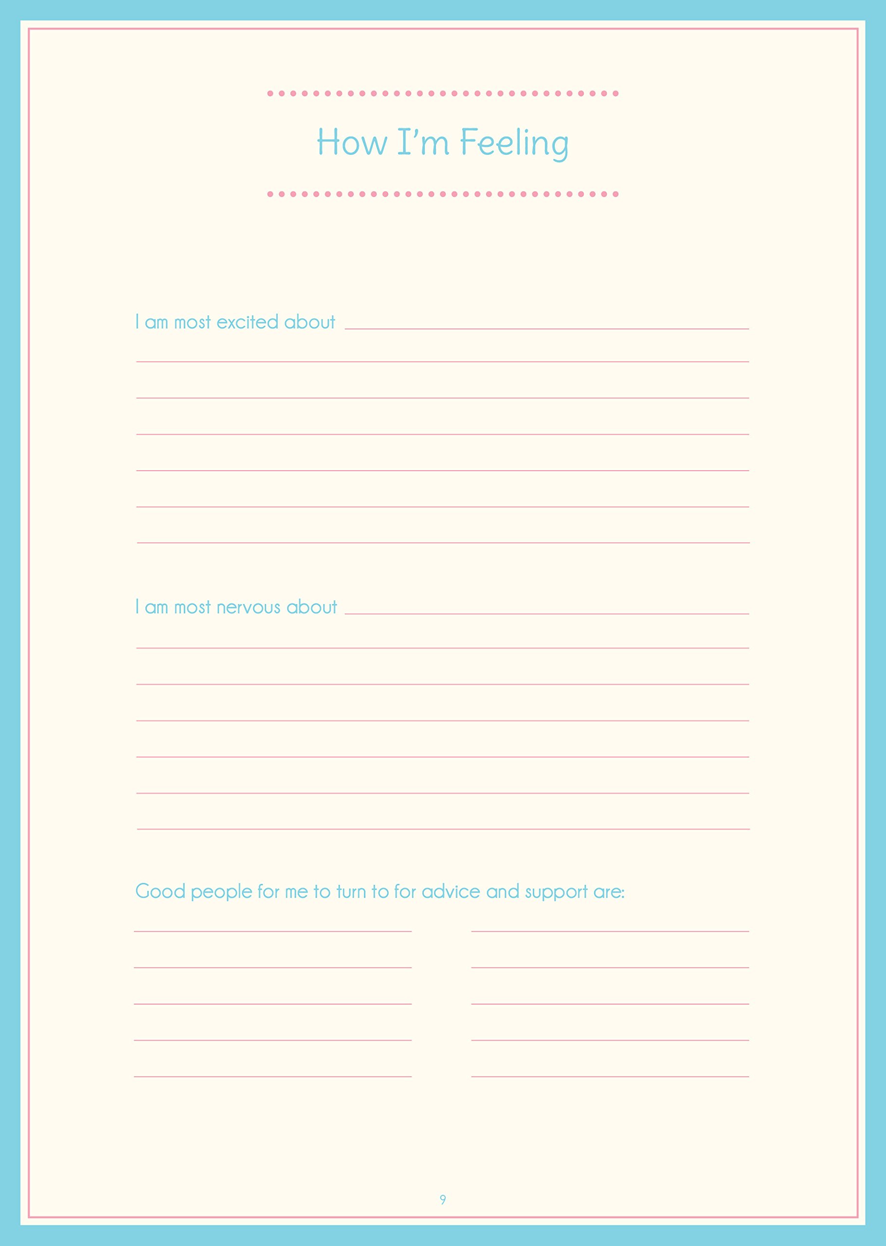 Pearhead Pregnancy Journal - Blue & Pink Baby Memory Book for Expecting Moms | Perfect for Pregnancy Milestones, Ultrasound Photos & Baby Shower Gifts