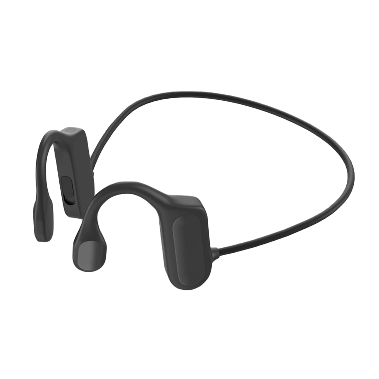BL09 Wireless Bluetooth Bone Conduction Headphones - IPX5 Waterproof, Long Battery Life, Stereo Sound, Secure Fit for Running, Cycling & Outdoor Sports (Black) - Perfect for Gym, Workouts & Active Lifestyle