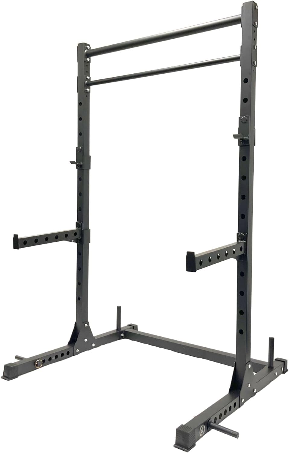 HulkFit Pro Series Squat Stand - 800lb Weight Capacity Power Rack for Home Gym Strength Training | Perfect for Squats, Bench Press & Deadlifts