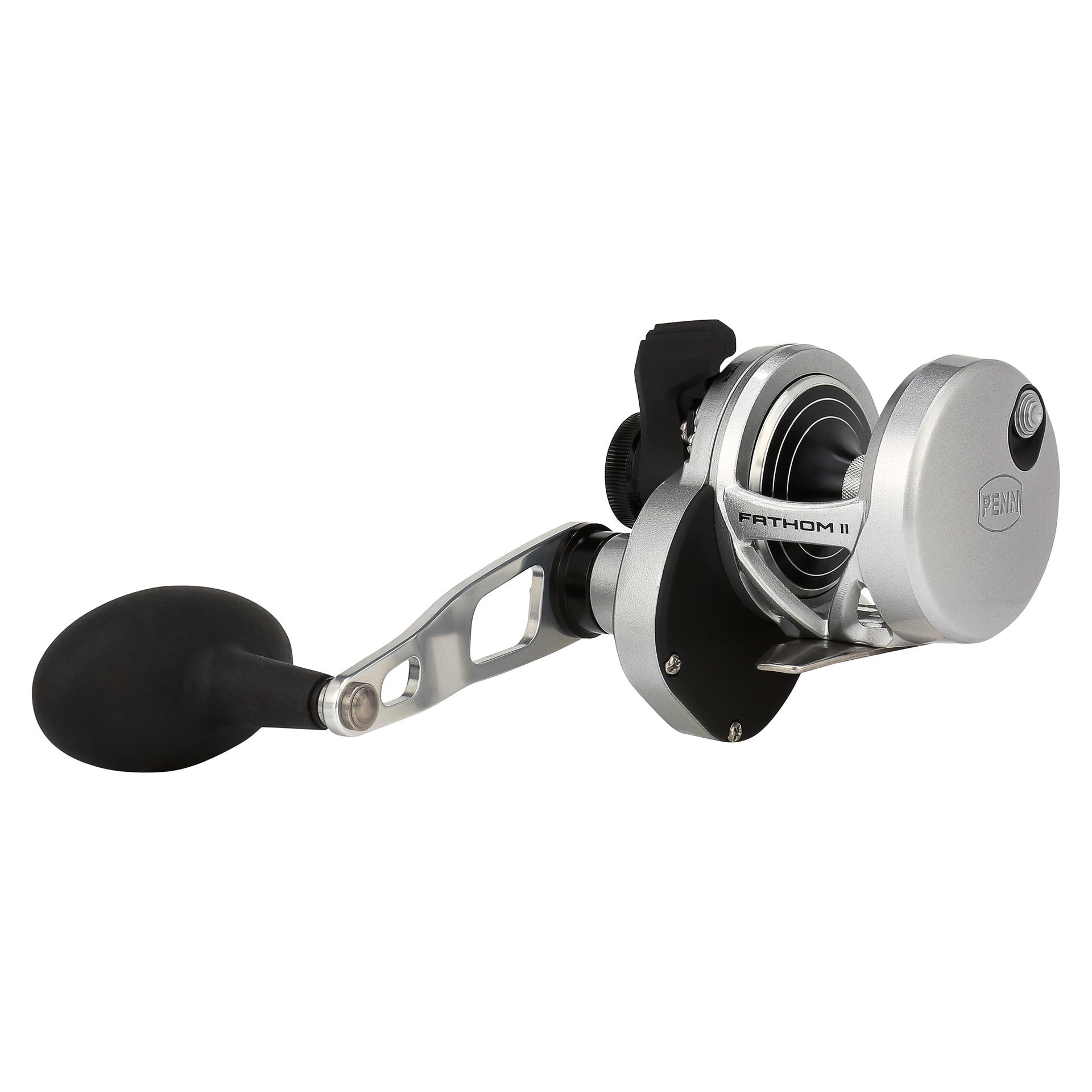 Penn Fathom II Lever Drag Conventional Fishing Reel - Saltwater & Freshwater Trolling Reel for Offshore & Inshore Fishing - Perfect for Deep Sea, Surf Casting & Boat Fishing