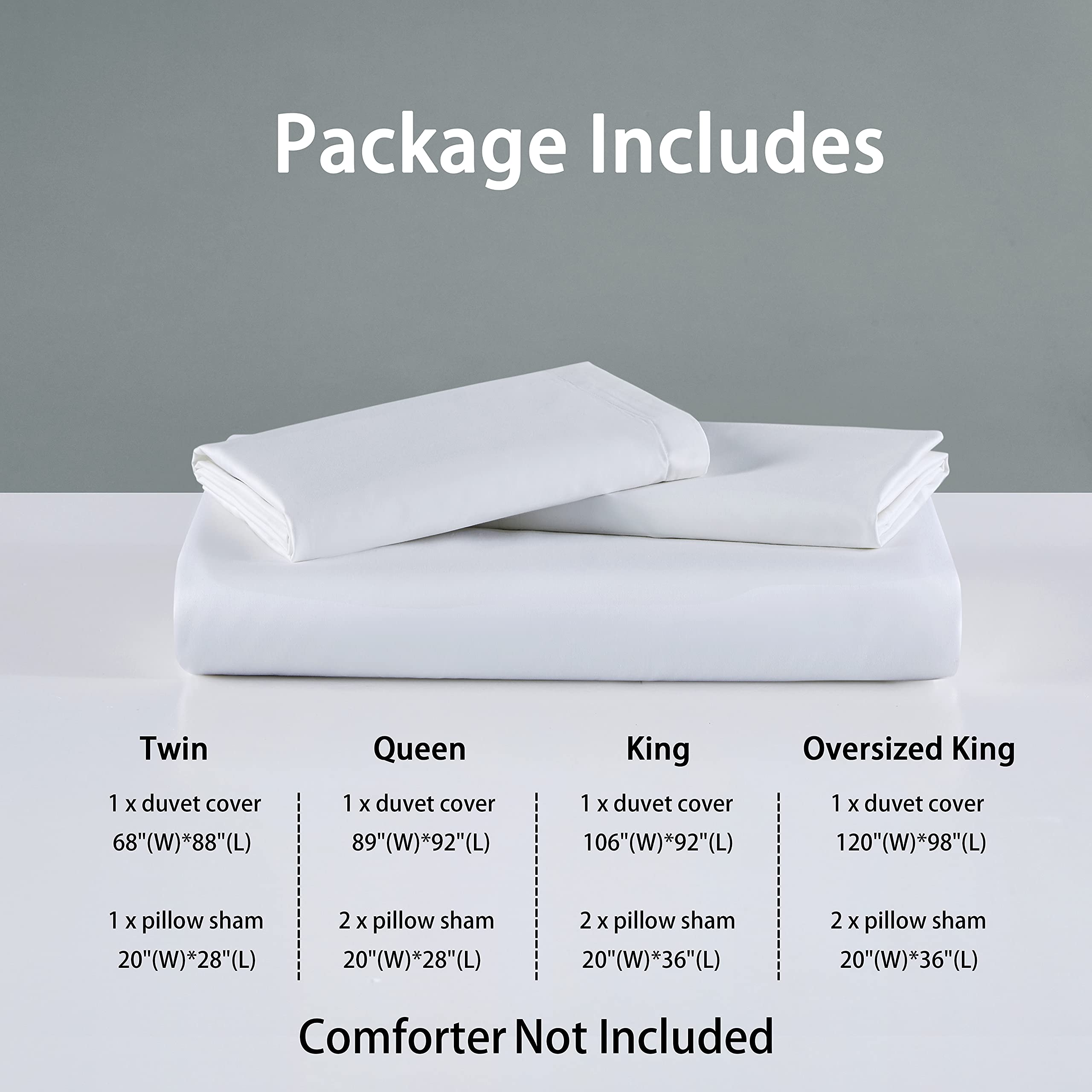 Premium Washed Cotton Chambray Duvet Cover Set - Soft & Breathable Solid Navy Blue King Size Bedding - Modern Casual Style with Natural Wrinkled Look - Perfect for Master Bedroom, Guest Room & Vacation Homes