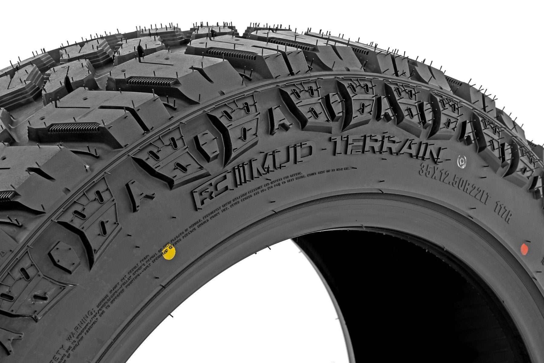 Rough Country 295/70R18 M/T Mud Terrain Tires - Dual Sidewall Design (98010136) for Off-Road Trucks, Jeeps & SUVs - Perfect for Mud, Rocks & Trail Adventures