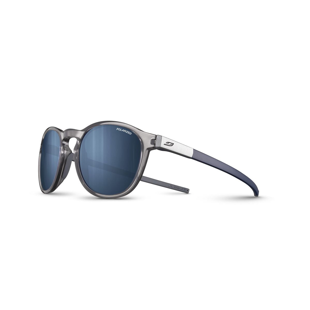 Shinny Translucent Grey - Dark Blue