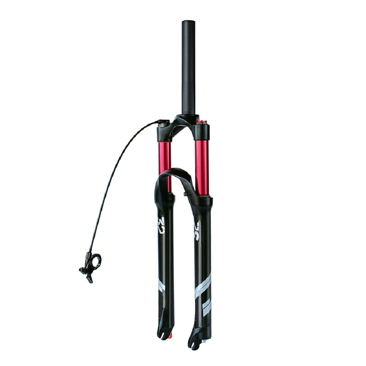 **26/27.5/29 Inch MTB Air Fork with Remote Lockout, 140mm Travel, Rebound Adjustment & QR 9mm - Perfect for Mountain Biking, Trail Riding & Off-Road Adventures**