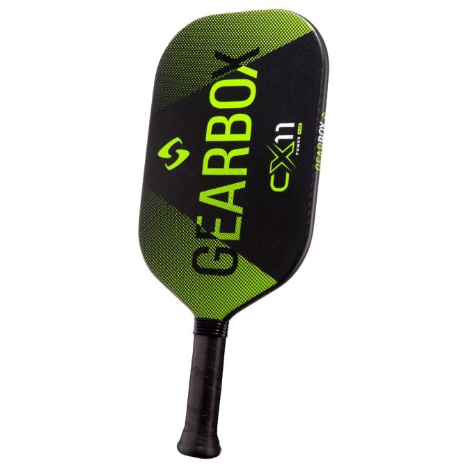Premium Gearbox CX11E Elongated Power Pickleball Paddle - Lightweight 8.5oz Green Paddle for Competitive Play - Perfect for Tournaments, Club Games & Recreational Pickleball Players