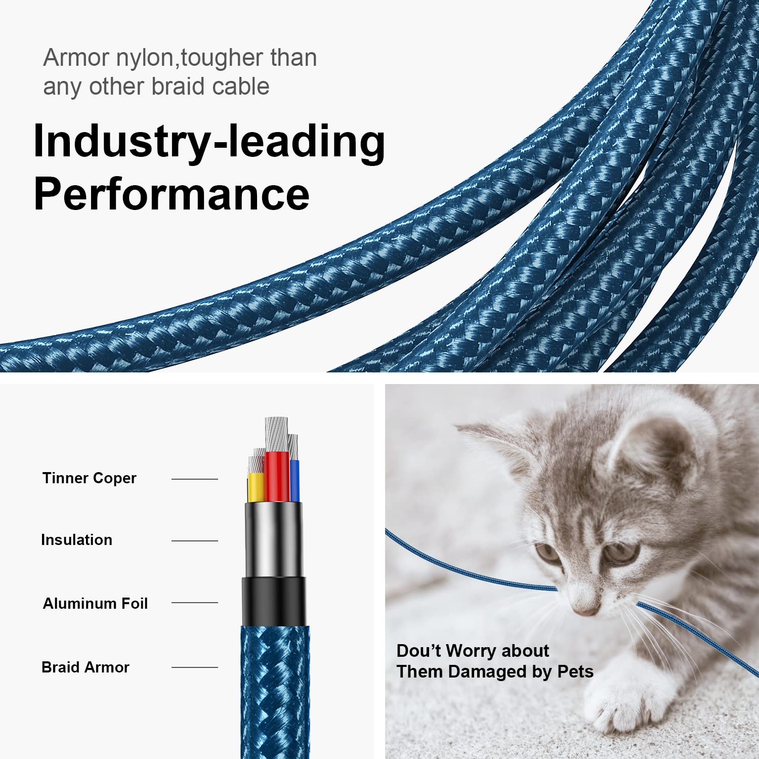 240W USB C to USB C Fast Charging Cable [2-Pack 6.6ft] - Compatible with MacBook Pro/Air, iPhone 15/Pro/Plus/Max, Samsung Galaxy S23, Google Pixel - High-Speed PD Charger for Laptops, Phones & Tablets - Perfect for Home, Office & Travel Charging