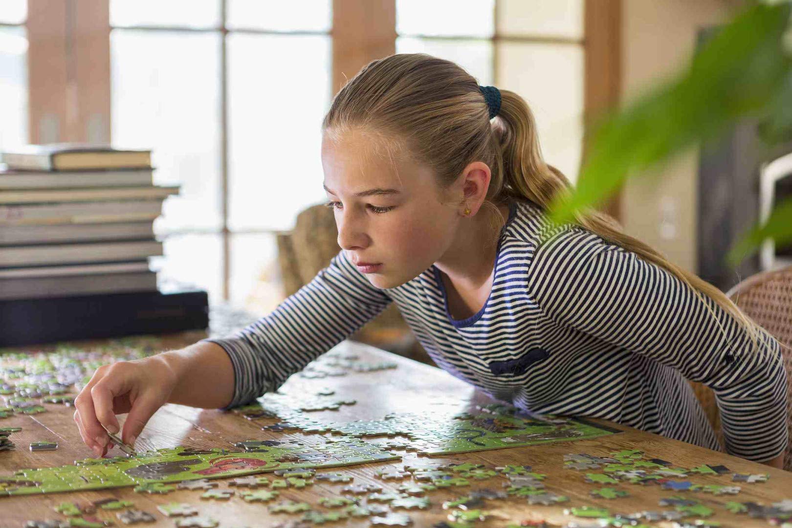 1500 Piece Wooden Jigsaw Puzzle for Adults - Christmas Holiday Gift, Family Game Night, Home Decor (H1, 1500 Pieces)