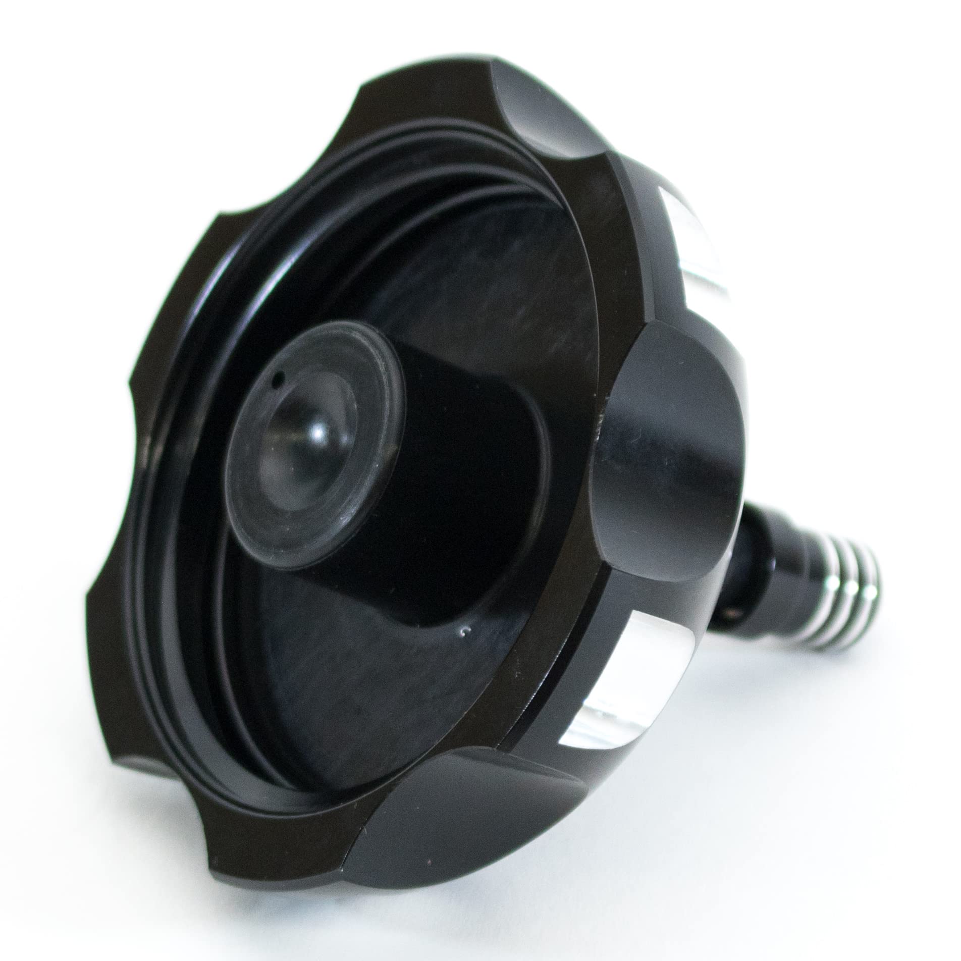 Polaris Trail Blazer 250 & 400 ATV Gas Cap - Black Aluminum for Off-Road Adventures