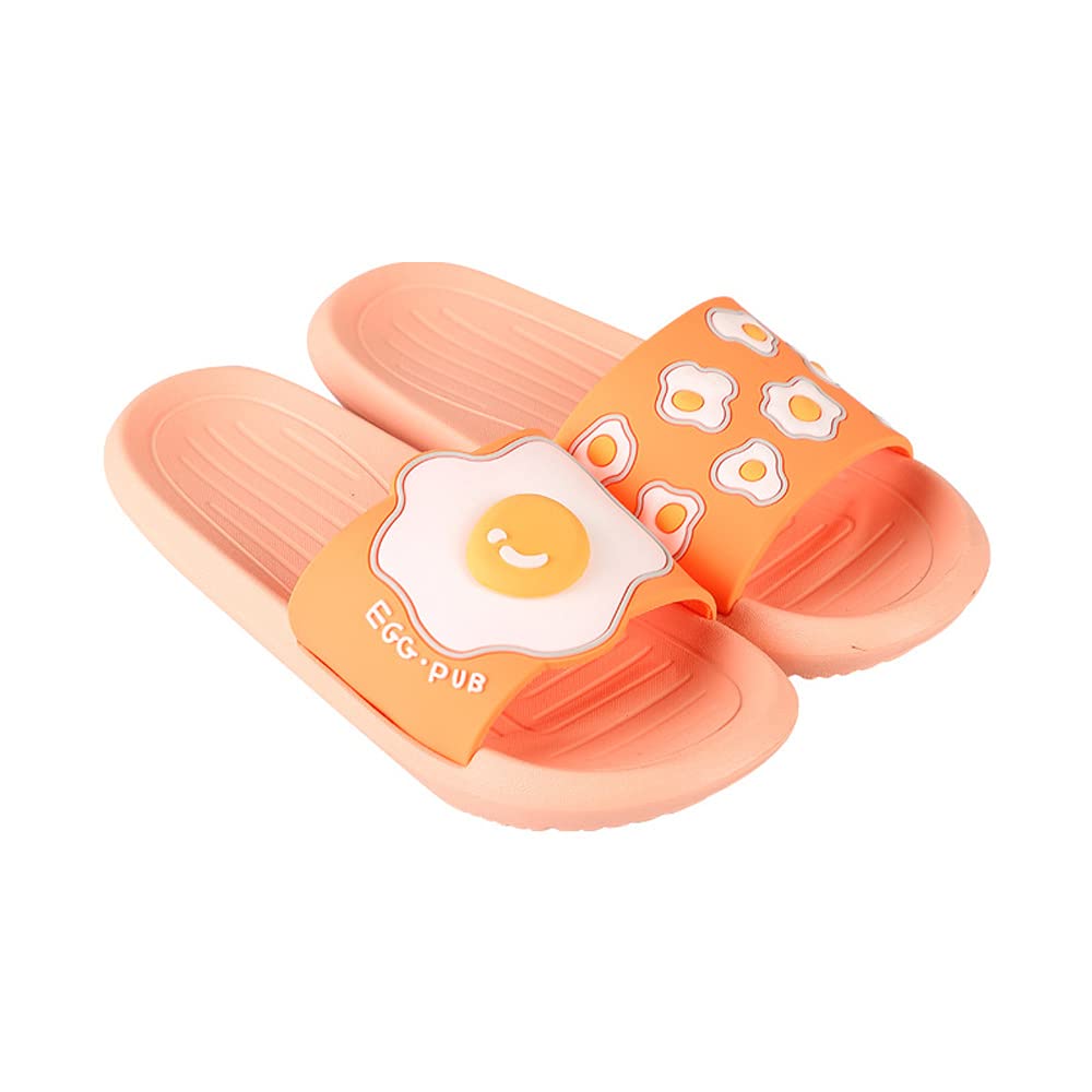 ANYEI Summer Cartoon Couple Slippers - Non-Slip Bath House Shoes for Men & Women | Cute Candy-Colored Home Sandals for Indoor, Outdoor, Beach & Pool Use