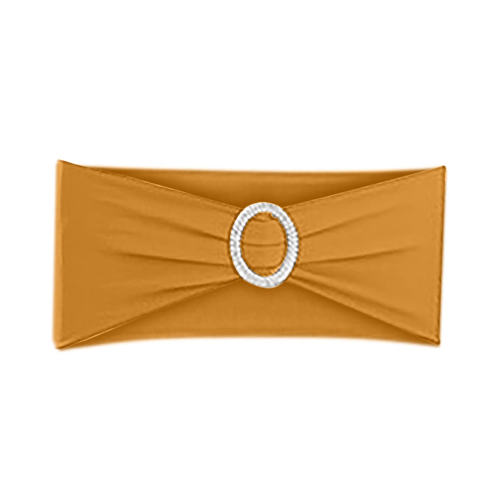 Premium Elastic Chair Bows with Slider Buckle - Adjustable Chair Sash Bows for Wedding, Party, Banquet Decor - Universal Fit for Chairs, Perfect for Ceremonies, Receptions & Special Events