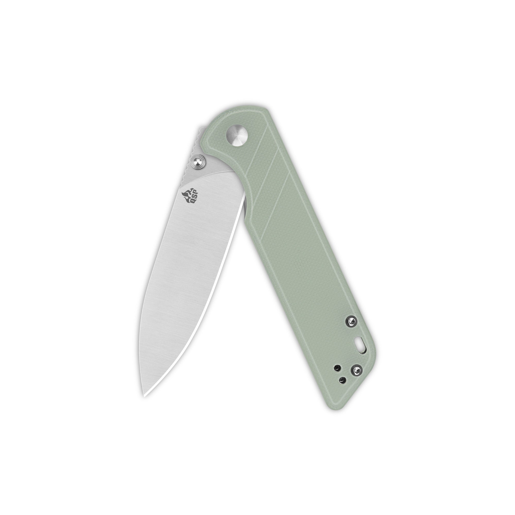 QSP Parrot V2 Liner Lock Pocket Knife - D2 Steel Blade, G10 Handle, Ball Bearing Pivot - EDC, Camping, Outdoor Survival Gear