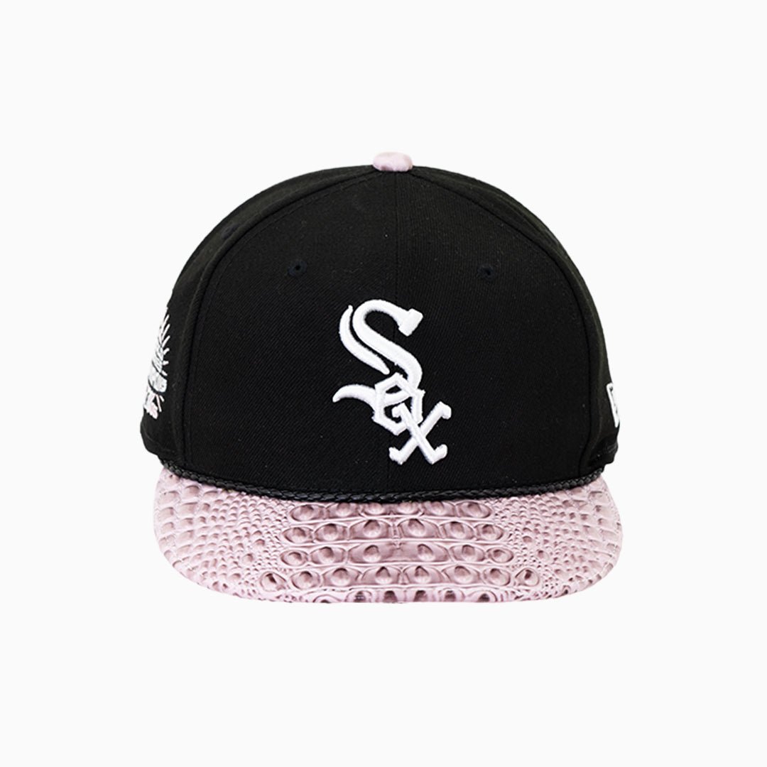 Breyer's Buck 50 Chicago White Sox Baseball Cap with Genuine Leather Visor - Perfect for Baseball Games, Sports Events & Streetwear Fashion