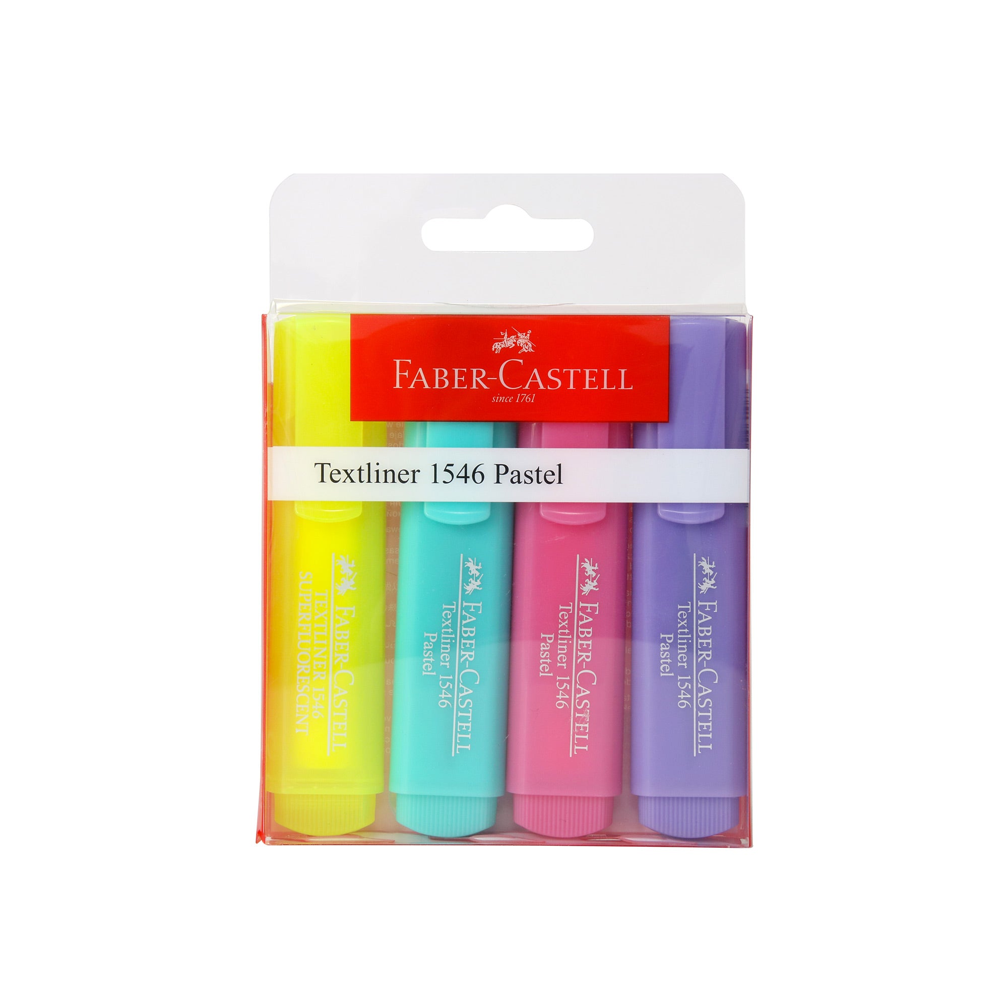 4 Pack Pastel Highlighters - Soft Color Assorted Markers for School, Office & Study Notes - Perfect for Bullet Journaling, Planning & Organizing
