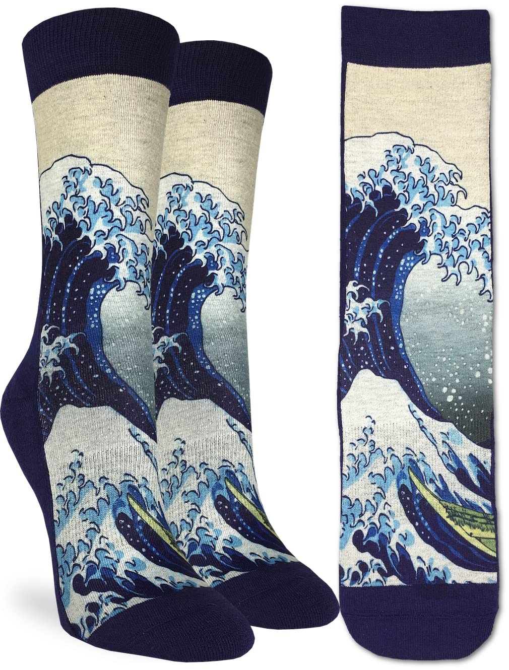 Good Luck Sock Women's Artistic Crew Socks - Fun & Colorful Novelty Socks for Adults - Perfect for Gifts, Fashion Statements & Everyday Wear