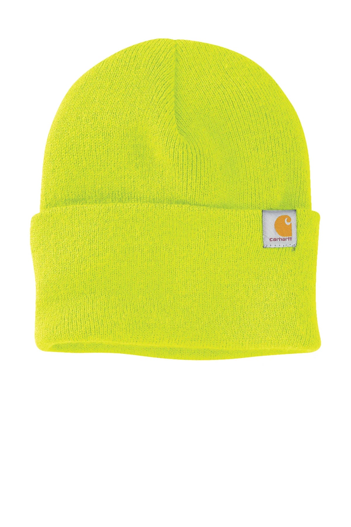 Carhartt Custom Watch Caps for Men & Women - Bright Lime Adjustable Baseball Hat for Outdoor Work & Casual Wear