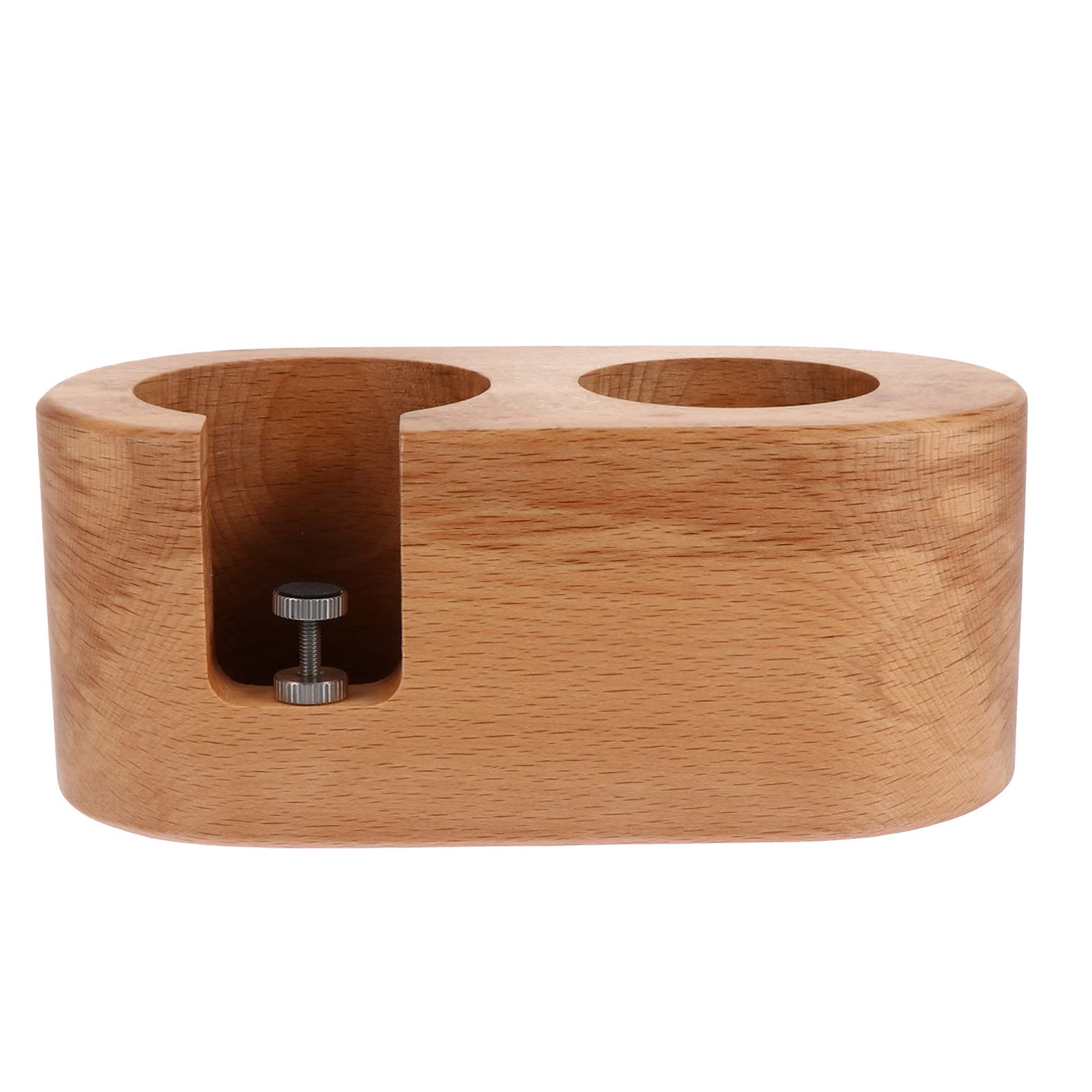 Premium Wooden Espresso Tamper Holder - Barista Coffee Tool Stand for 58mm Tamper - Durable Coffee Accessories for Home & Professional Use - Perfect for Espresso Machines, Coffee Shops & Barista Stations