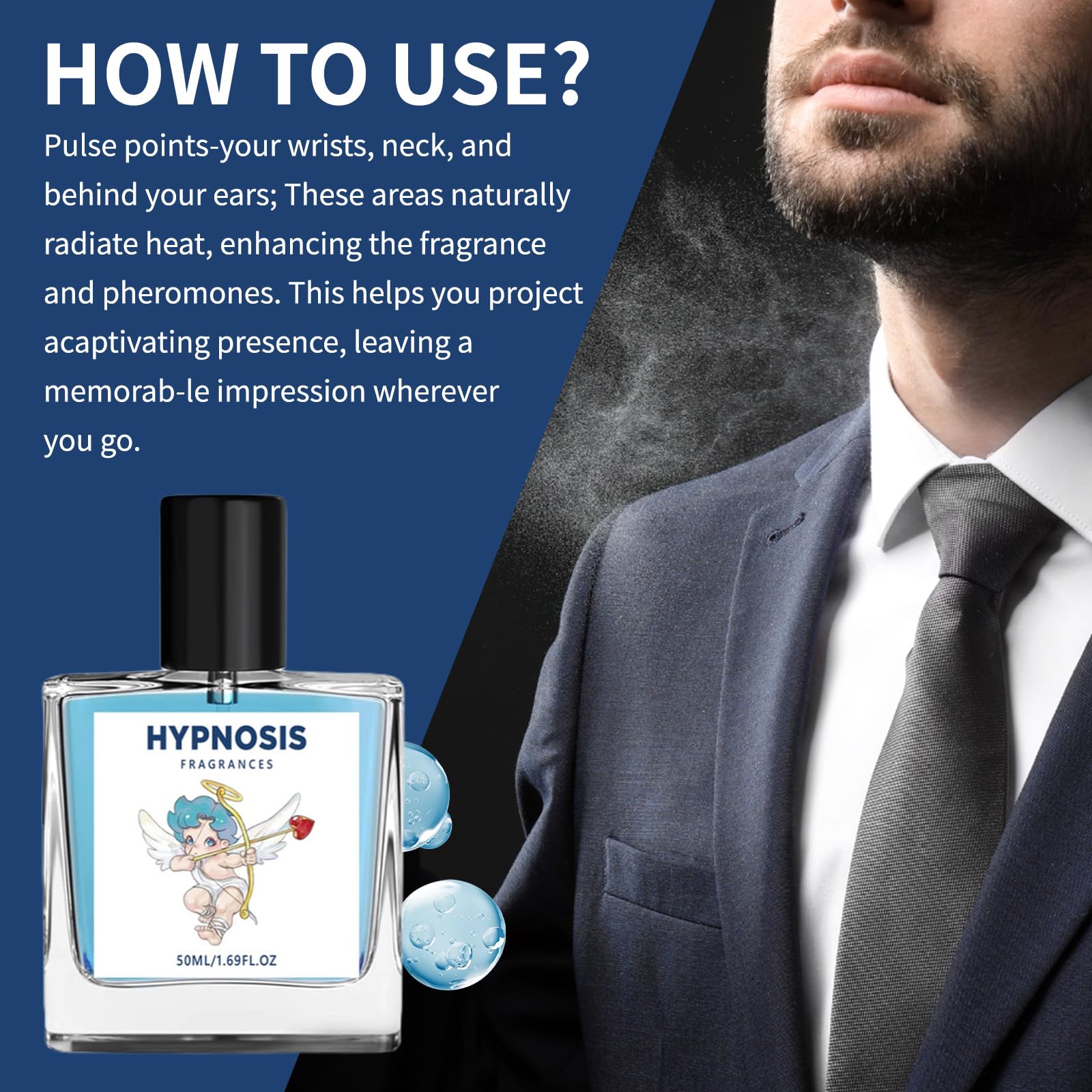 Hypnosis 2.0 Cologne for Men - Pheromone-Infused Fragrance to Enhance Attraction & Intimacy | Perfect for Date Nights, Romantic Evenings & Special Occasions