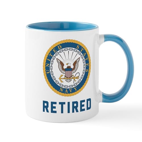 White/Blue Inside - US Navy Retired