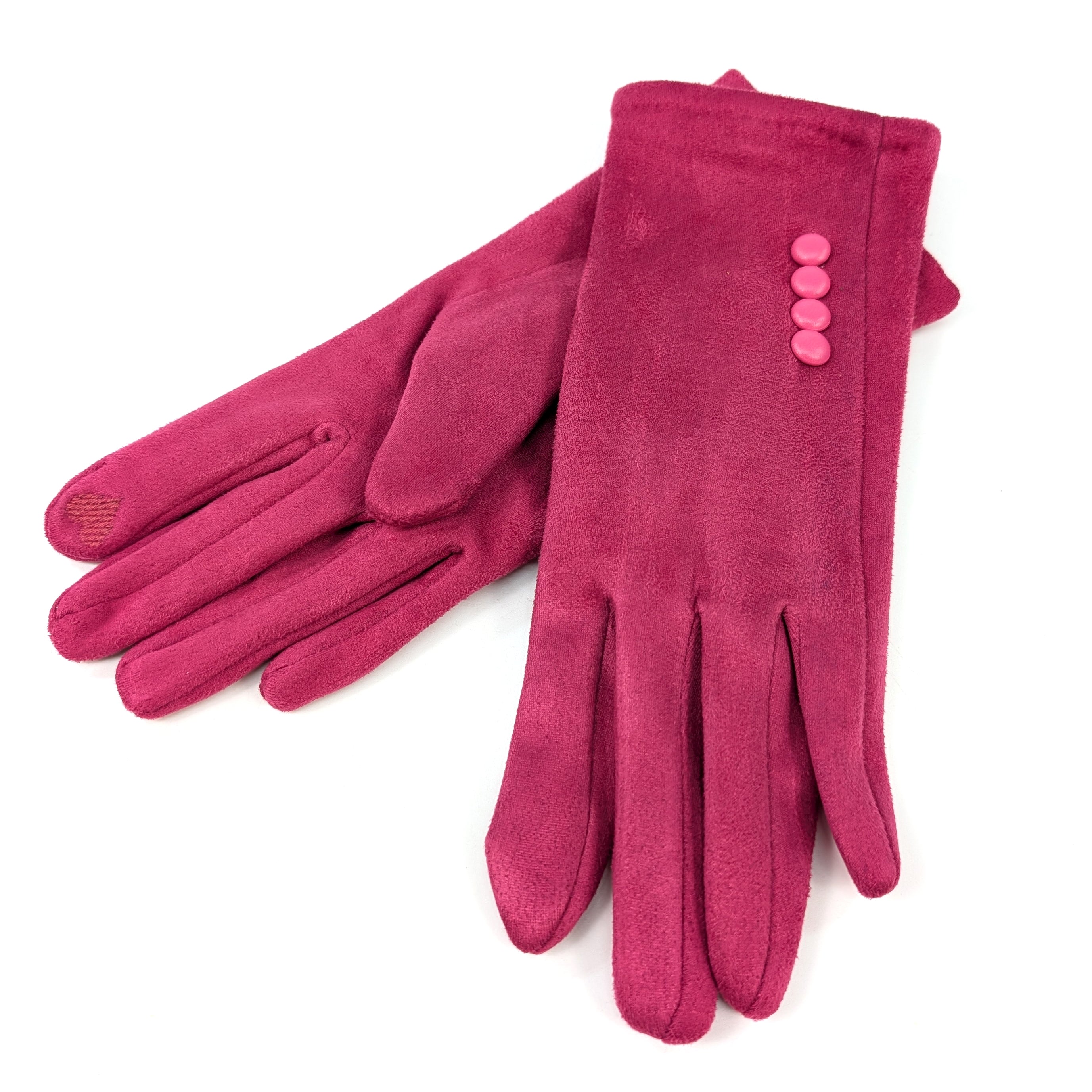 Bright Pink Winter Gloves for Women - Warm & Stylish Cold Weather Accessories - Perfect for Snowboarding, Skiing, and Outdoor Activities