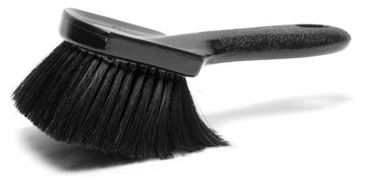 Wheel Woolies 9 Inch Boar's Hair Wheel Brush - Premium Car Detailing Tool for Alloy Wheels & Rims - Perfect for Deep Cleaning, Waxing & Polishing