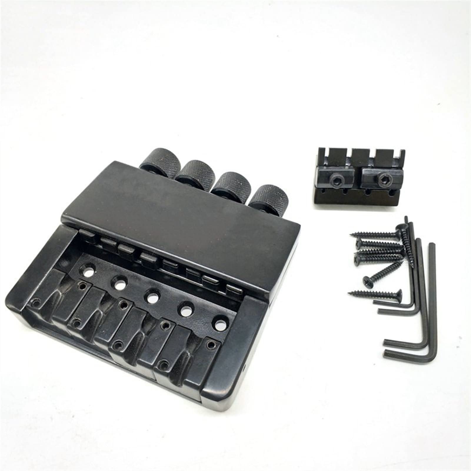 4 String Headless Bass Guitar Bridge System - Replacement Bridge for Headless Electric Bass - Perfect for DIY Guitar Upgrades & Professional Repairs
