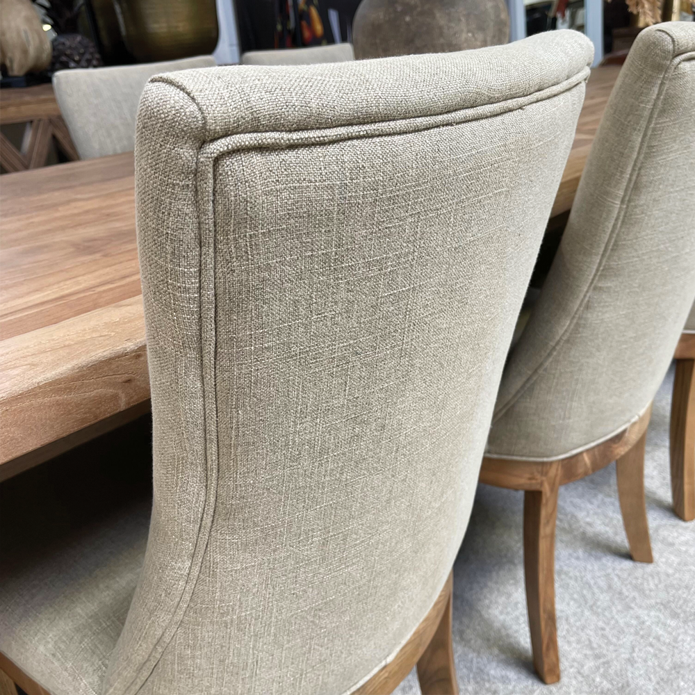 Boston Dining Chair - Modern Wooden Kitchen Chairs Set of 2, Comfortable Upholstered Seats for Dining Room, Kitchen, Breakfast Nook & Home Decor