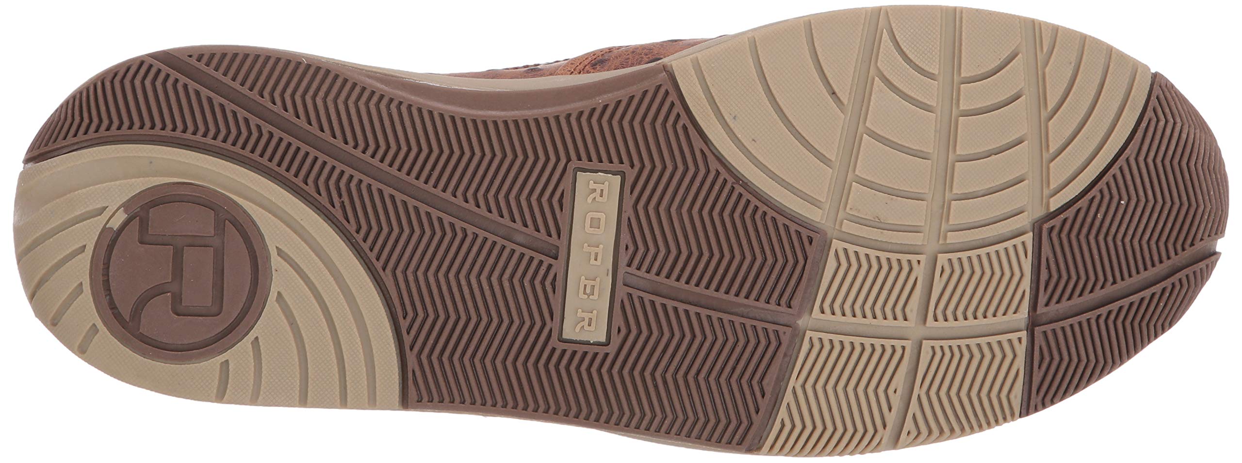 ROPER Men's Ulysess Slip-On Casual Loafers - Comfortable Brown Leather Shoes for Walking, Office & Everyday Wear