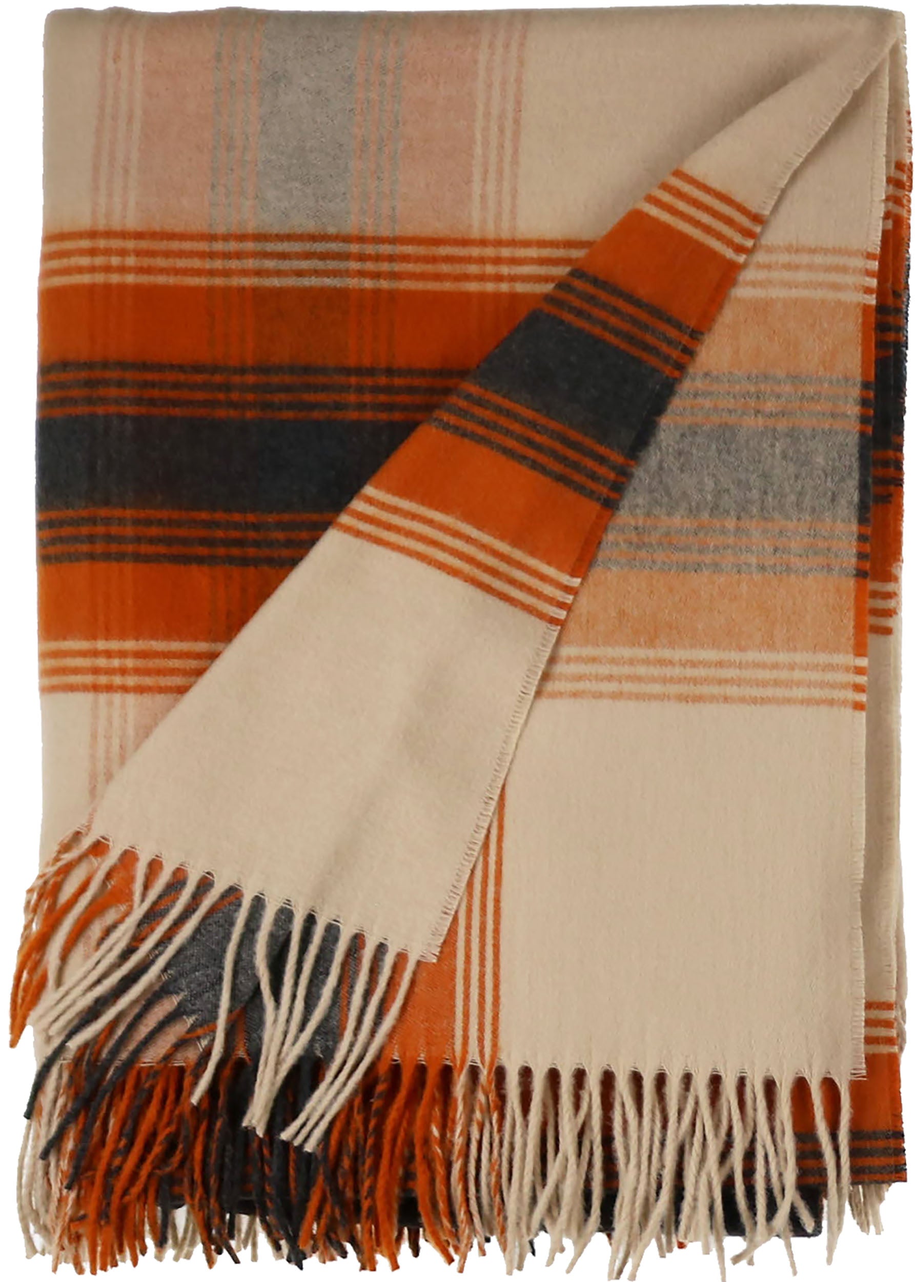 Eco-Friendly Plaid Throw Blanket - Soft Recycled Polyester - Perfect for Couch, Bed & Outdoor Use