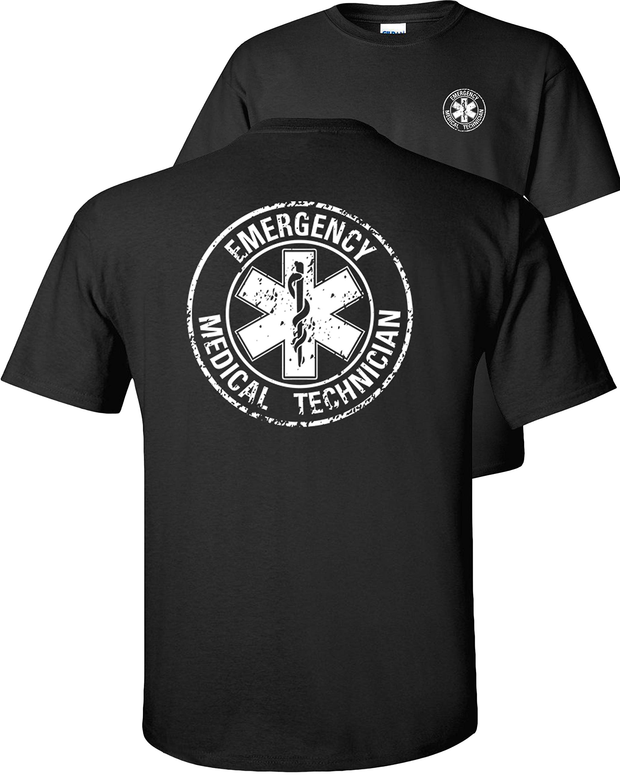 Fair Game EMT T-Shirt - Emergency Medical Technician Distressed Circle Design - Perfect for EMS Professionals, First Responders & Medical Students