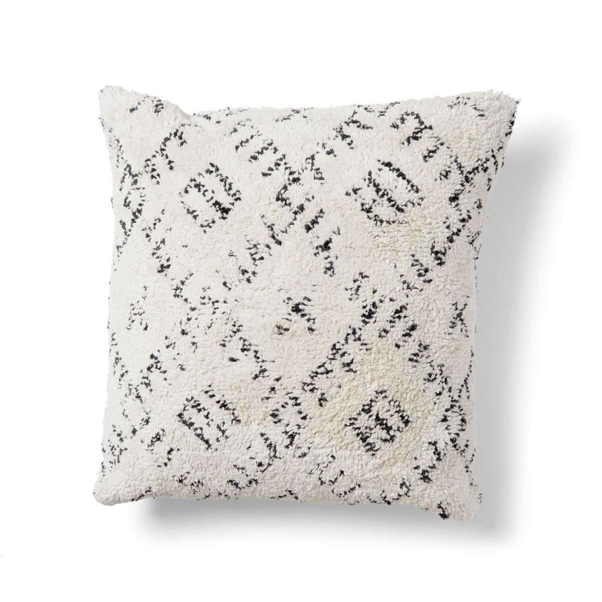 Premium Romi Euro Cushion - Soft Cream Velvet Pillow Cover for Sofa, Bed & Living Room Decor - Elegant Home Accent for Comfort & Style