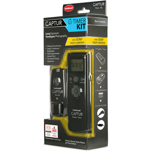 Hahnel Captur Timer Kit for Sony DSLR Cameras - Wireless Remote Control & Intervalometer for Time-Lapse Photography, Perfect for Landscape, Astrophotography & Studio Shooting