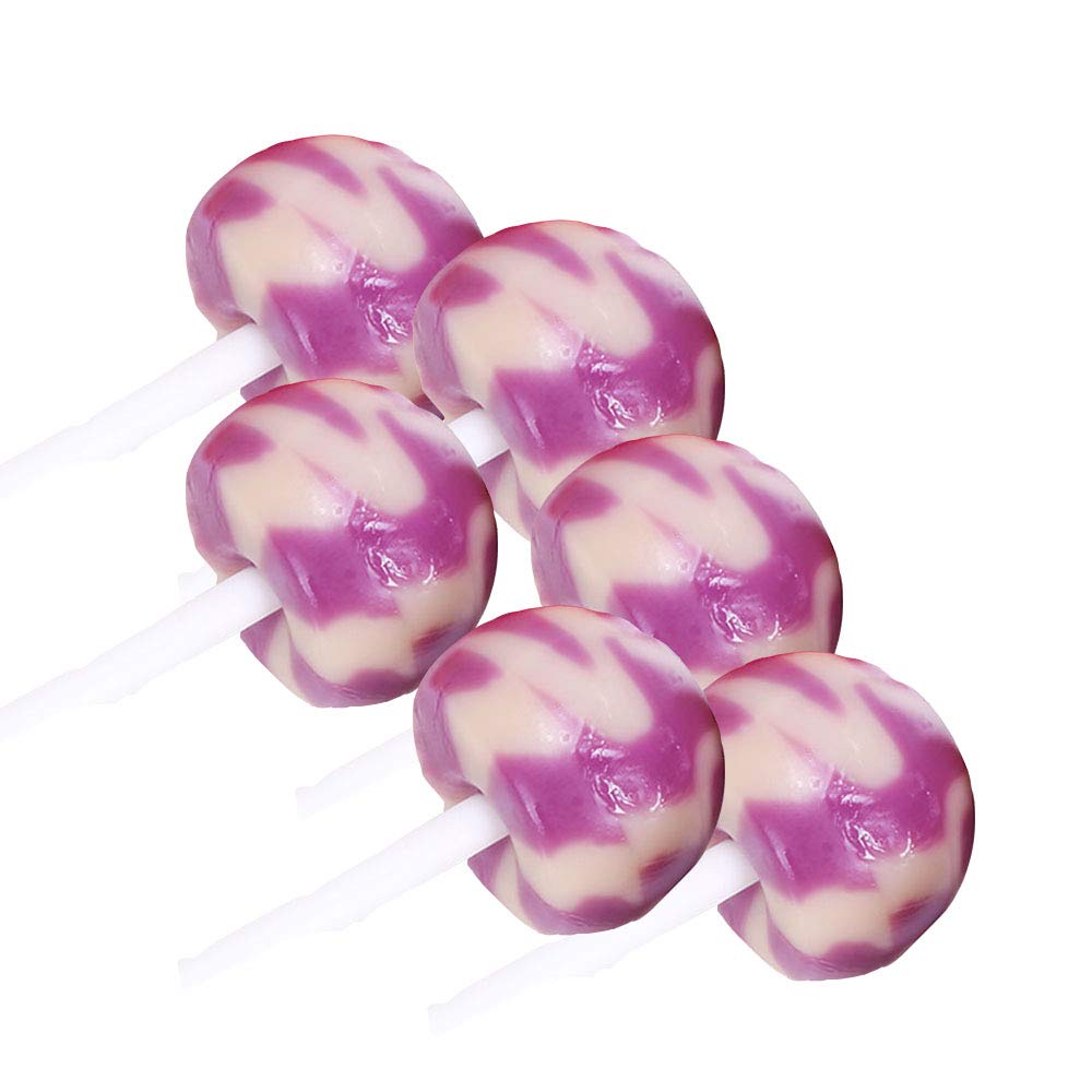 HELENOU666 Hard Candy Lollipops - Grapefruit Flavor, 20 Count Bulk Pack | Perfect for Party Favors, Office Treats & Halloween Candy