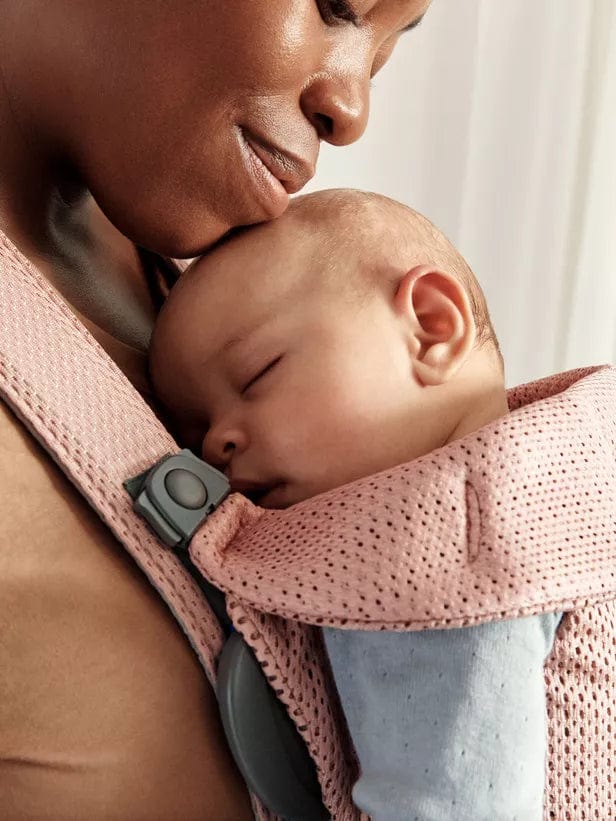 BabyBjorn Baby Carrier Mini 3D Mesh - Lightweight & Breathable Infant Carrier for Newborns to Toddlers - Perfect for Errands, Hiking & Hands-Free Parenting