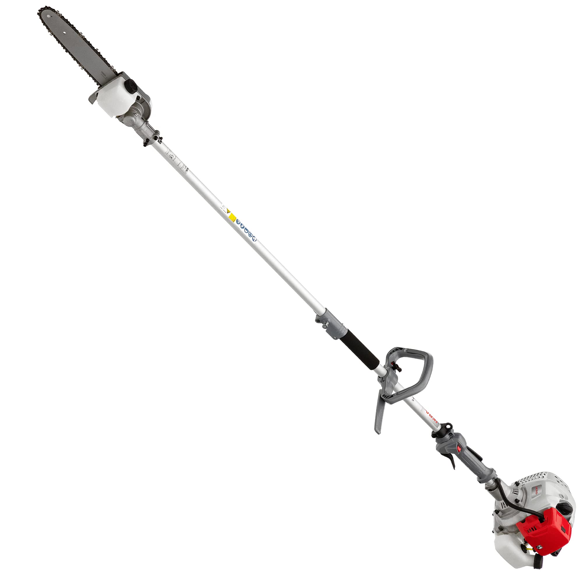 IKRA Gas-Powered 4-in-1 Multi-Tool: String Trimmer, Brush Cutter, Hedge Trimmer & Pole Saw with Extension - Perfect for Lawn Care, Yard Maintenance & Landscaping